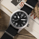 Militado ML05 Quartz Watch Sword-shaped Hands VH31 Sweep Movement Military Field Watch Sapphire Waterproof Luminous Watches