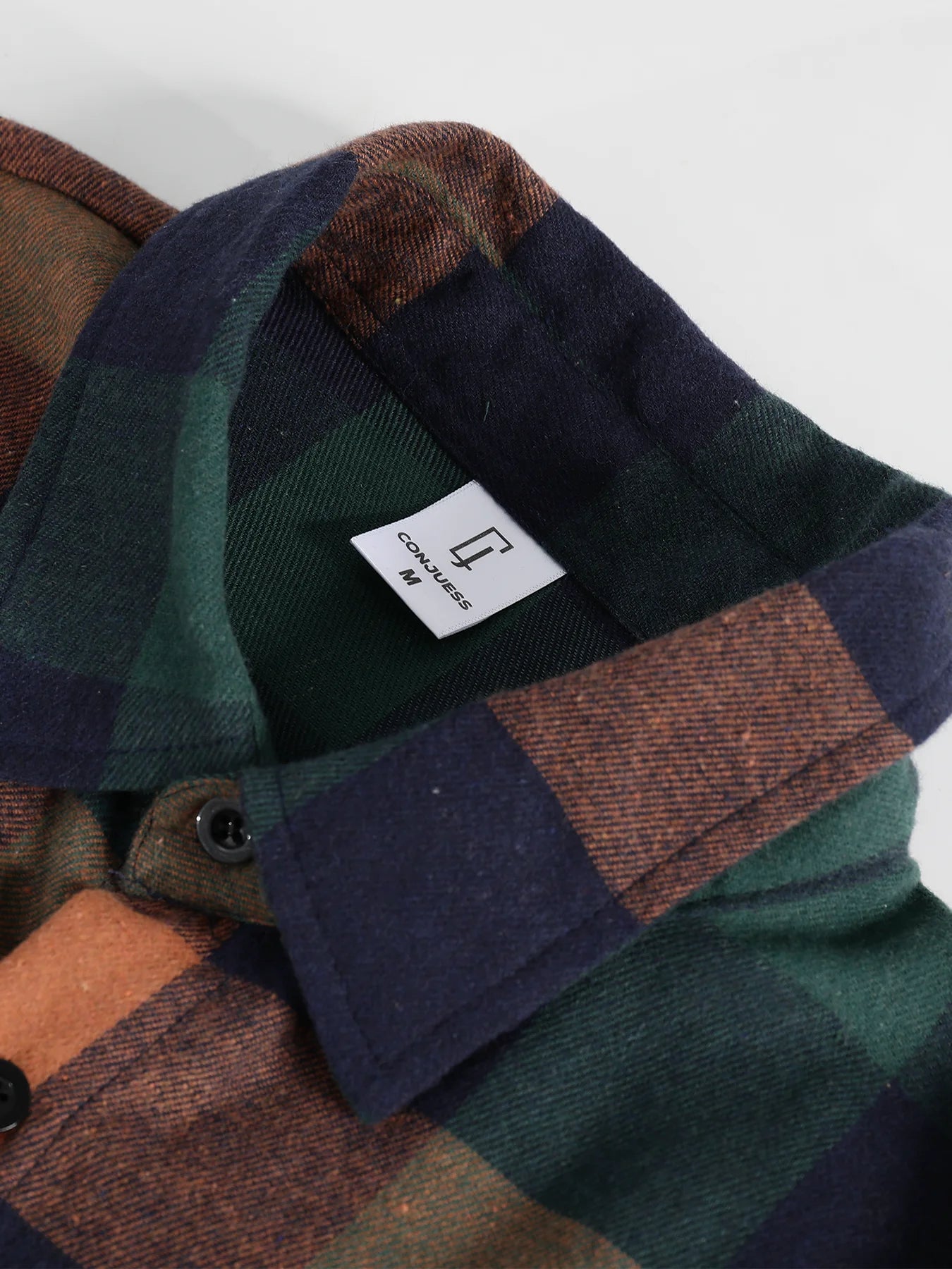 Men's Vintage Plaid Flannel Shirt — Loose Fit Casual Long Sleeve Top