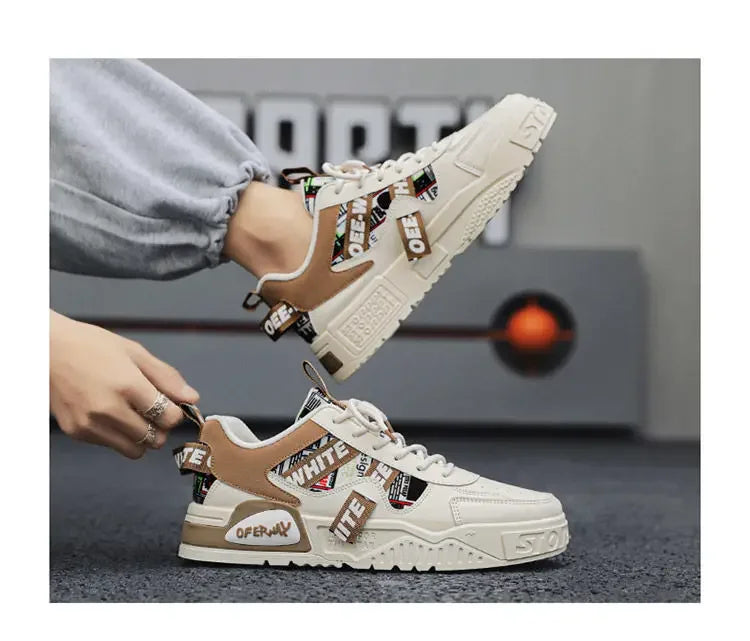 Men’s Premium Leather Skate & Sports Sneakers