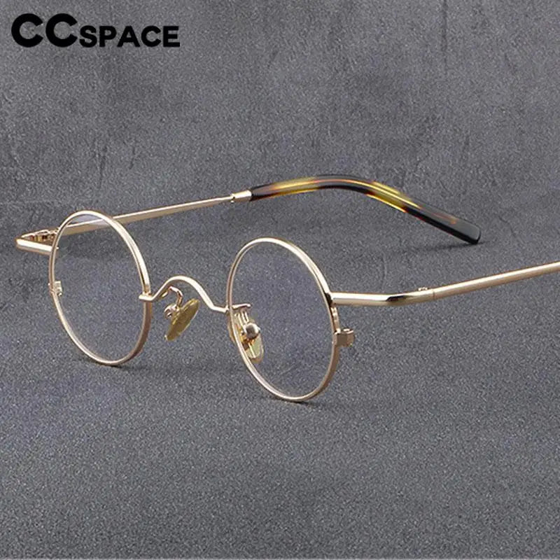 56948 Top Quality Retro Pure Titanium Glasses Frame Lady Trend Small Size Round Optical Eyeglass Frame Men Fashion Clear Eyewear