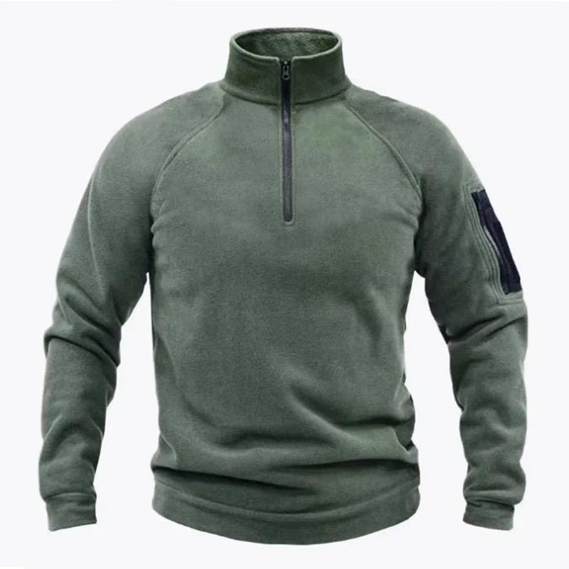 Men's Fleece Tactical Outdoor Jacket | Casual & Adventure