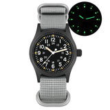 Militado ML05 Vintage Watch VH31 Sweep Second Movement Domed Sapphire Crystal With High Clear AR Coating Luminous 38mm Watches