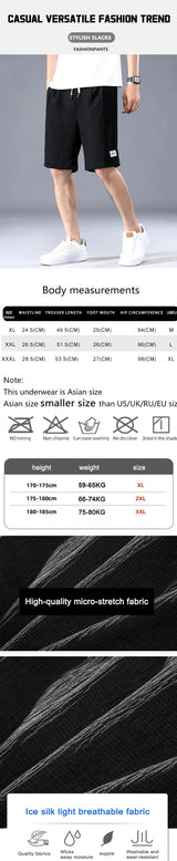 Men’s Lightweight Breathable Shorts – Relaxed Fit