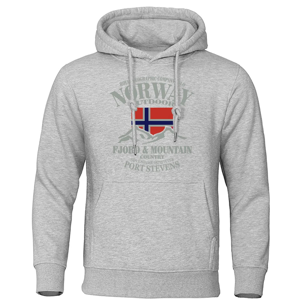 Norway Mountain Oversize Hoodie