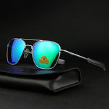 Men's Pilot Sunglasses – Mirror Lens UV400 Alloy Frame