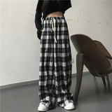 Oversize Plaid Hip-Hop Sweatpants