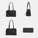 2026 Spring Luxury Brand Genuine Leather Women Bags Cowhide Casual Totes Women Handbags Fashion Silver Lock Shoulder Bags Woman