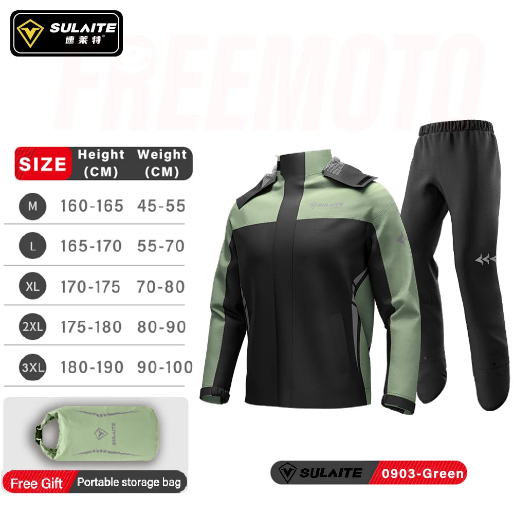 SULAITE All-Weather Moto Rain Suit | Men & Women