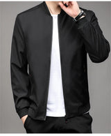 Men’s Classic Baseball Collar Casual Jacket