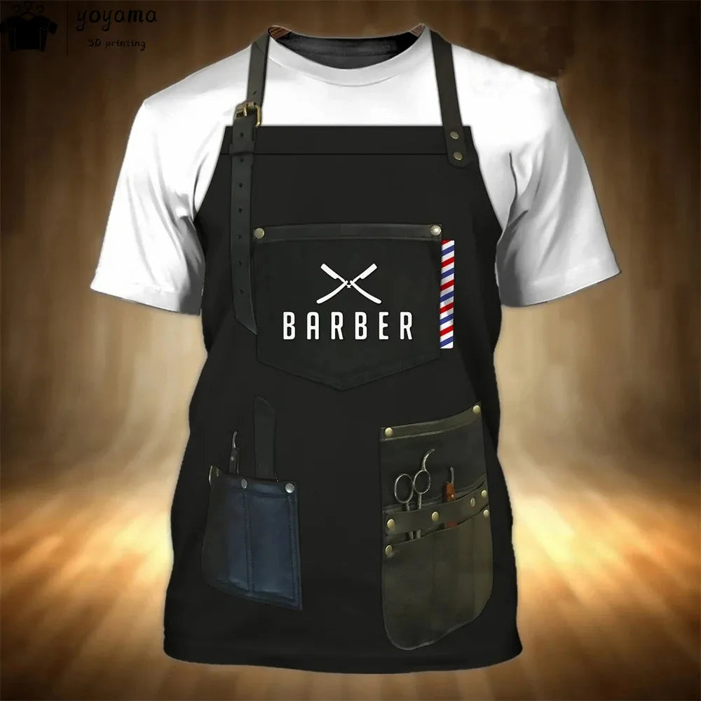 Men's 3D Print Oversized Graphic Tee | Short Sleeve