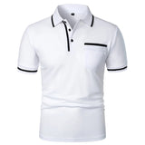 Men's Short Sleeve Knit Polo Shirt