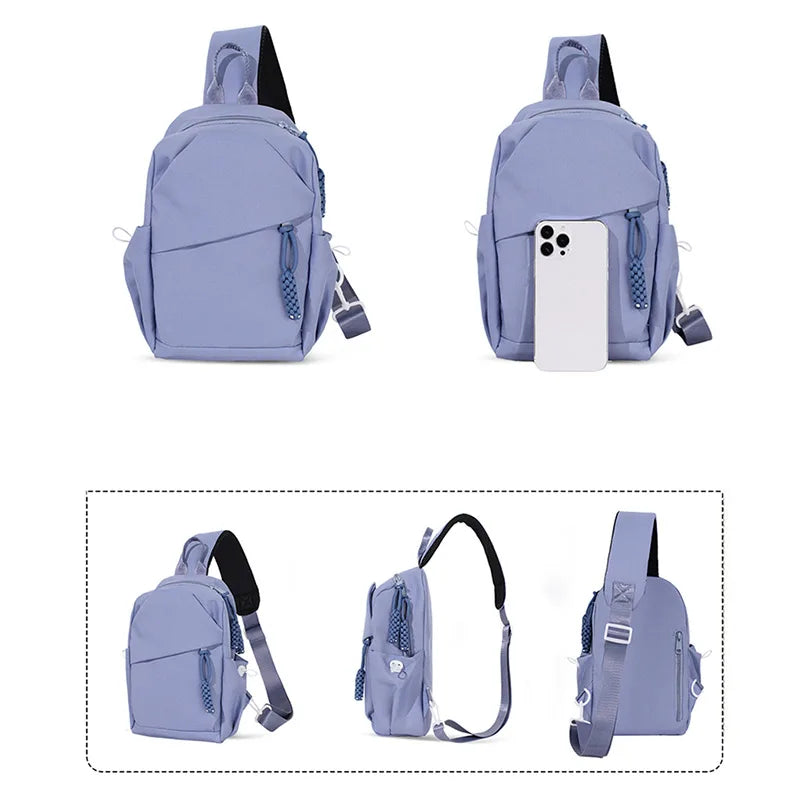 Chest Bag for Women 2026 New Trendy Waterproof Summer Boys Crossbody Bag High-End Sports Style Shoulder Bag Cycling Backpack