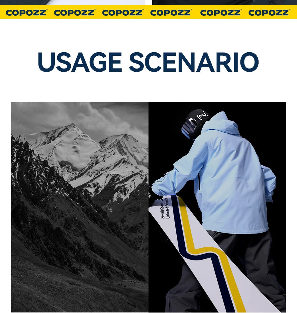 High-Performance Waterproof Ski & Snowboard Jacket
