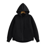 High Street Oversized Zip Hoodie