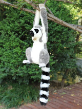 28cm Wild Lemur Plush Toy – Lifelike Stuffed Animal