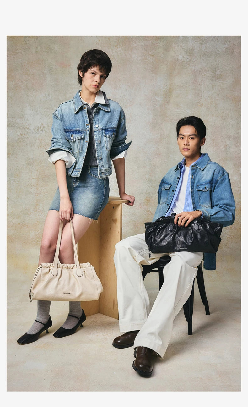 Amazing Song Cloud Hobo Bag – Genuine Leather Crossbody