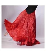 Elegant High-Waist Pleated Maxi Skirt for Women