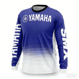 New YAMAHA Men Women Motorcycle Riding Suit Loose Breathable Quick Drying Off-Road Racing Suit Long Sleeved Sports T-Shirt