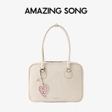 Amazing Song Toast Tote — Large Top Grain Leather Bag