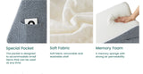 Wedge Pillow for Sleeping Acid Reflux After Surgery Triangle Elevated Pillow for Bedside Dormitory Office Air Layer Foam