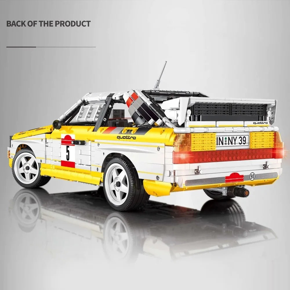 Retro Rally Car Building Set | 3,887 Pieces