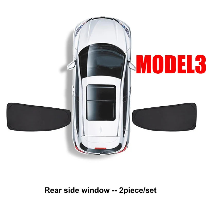 Tesla Model 3 Highland Window Sun Shade & Privacy Blind