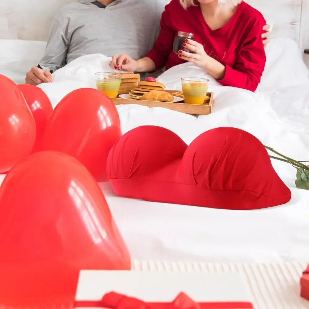 Slow Rebound Memory Foam Breast Pillow Realistic Female Chest Cushion for Sleeping Anxiety Relief Anime Lover Gift for Men Soft
