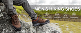 GOLDEN CAMEL Hiking Shoes for Men Waterproof Outdoor Low-top Hiking Boots Leather Men's Trekking Shoes Walking Male Sneakers New