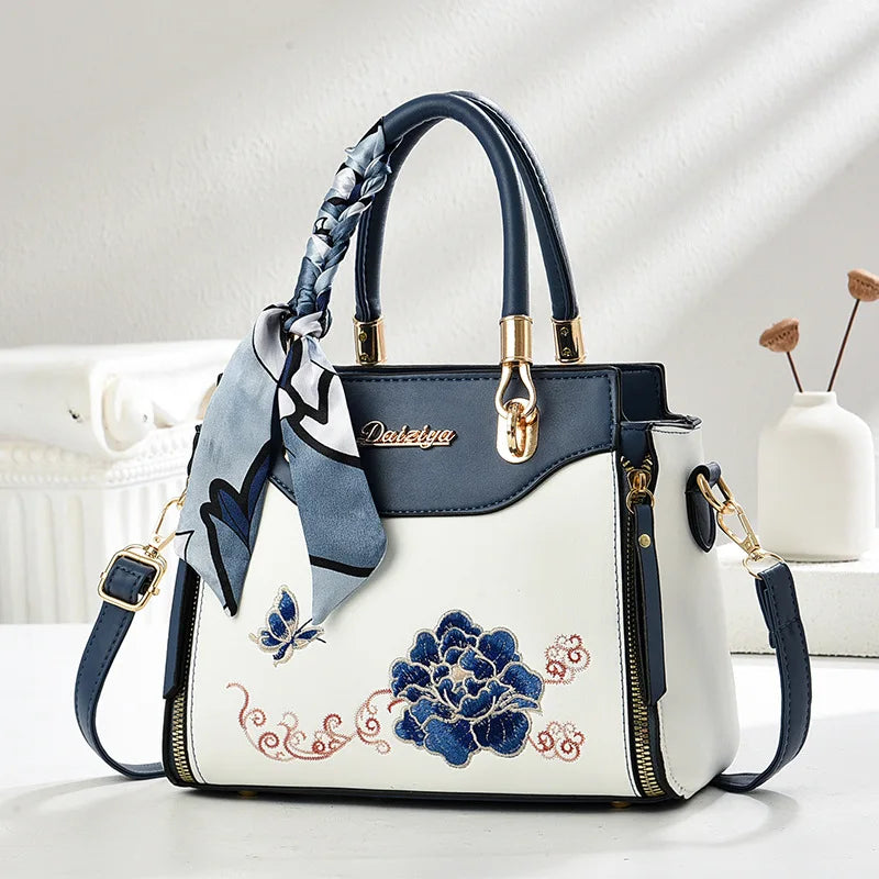 Women's Patchwork Shoulder & Crossbody Bag