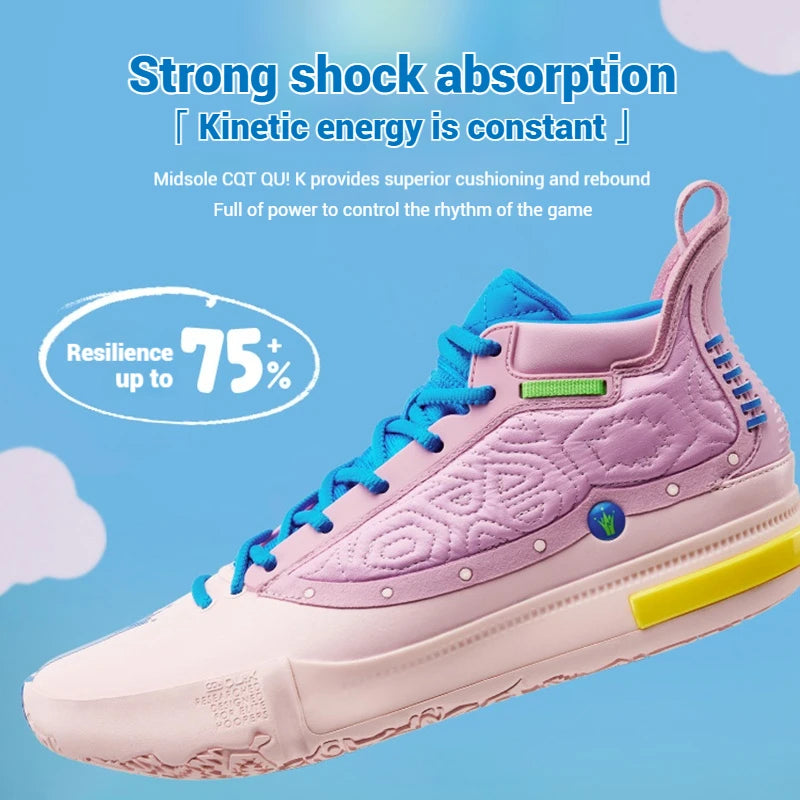 361 Degrees Joker 1 Men Basketball Shoes New Leather Breathable Shock-Absorbing Non-slip Wear-resistant Male Sneakers 672511104F