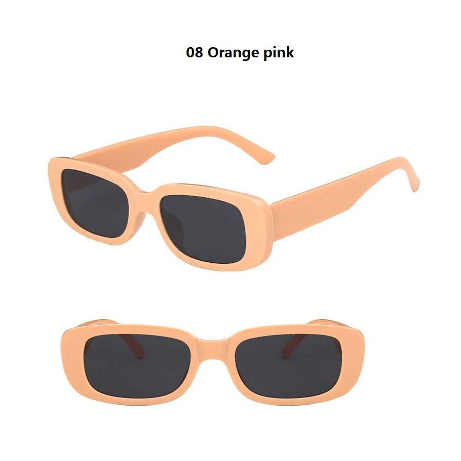 14-Piece Rectangle Sunglasses Set | Women's Vintage Eyewear