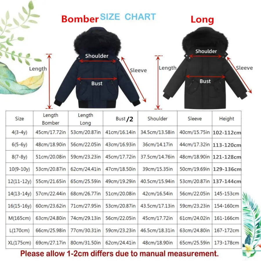 Unisex Matte Winter Parka – Premium Family Matching Coats