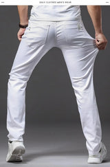 Men's Slim Fit Stretch Denim Jeans | Classic Straight Cut