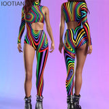 Medieval Art Irregular Lines Bodysuit