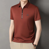 Men's Zipper Polo Shirt | Smart Casual All-Season
