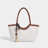 Imitation Braided Embossment Tote Bag For Women Luxury Designer Handbag 2025 New In Vintage With Inner Pocket Underarm Shoulder