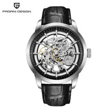 PAGANI DESIGN Brand Fashion Sports Leather Watches Men Luxury Automatic Mechanical Skeleton Waterproof Watches Relogio Masculino