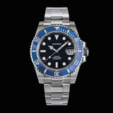 Sugess Watch of Men Diver 2130 Automatic Mechanical Wristwatch Date Sapphire Crystal Luminous Ceramic Bezel Waterproof 200M S421