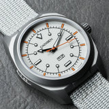 CADISEN TI-7 Autodyne Titanium Steel Automatic Mechanical Canvas Wristwatch MIYOTA 8215 Luminous Sapphire Waterproof Man Watches