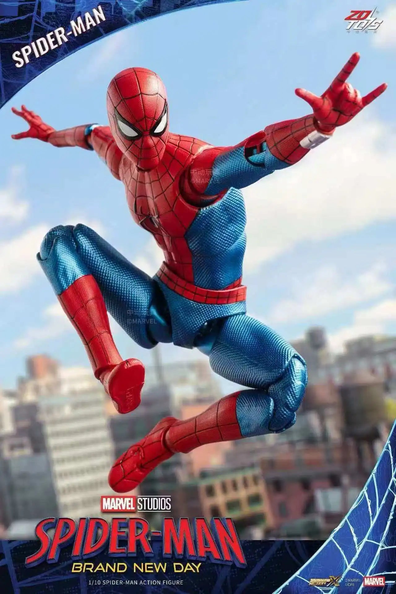 New ZD Toys Spider Man Brand New Day Action Figures Peter Parker Mecha Joint Movable Model Anime Avengers Collection Toys