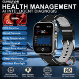 2026Hot AI-GPT Diagosis ECG Health SmartWatch Blood Pressure Lipid Uric Acid 650nm Dual-Probelaser Heart Analysis Smart bracelet