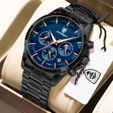 POEDAGAR 928 Men's Luxury Chronograph Watch | Luminous & Waterproof