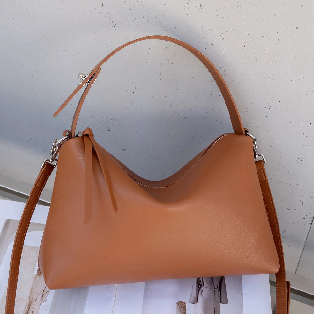 Luxury Suede Boston Tote
