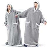 Oversized Hooded Blanket Robe