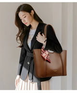 Genuine Brand Women Tote Bag High Quality Soft Leather Large Ladies Shoulder Crossbody Bag Luxury Female Shopping Handbag A Main