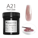 VENALISA Jelly Gel Large Volume 1L Jelly Nude Collection Not Burning Soak Off UV LED Soft Extension Gel Nail Gel Nail Manicure