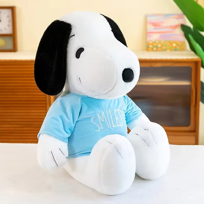 35cm Kawaii Snoopy Plush Toy – Soft White Dog Stuffed Pillow for Kids & Gifts
