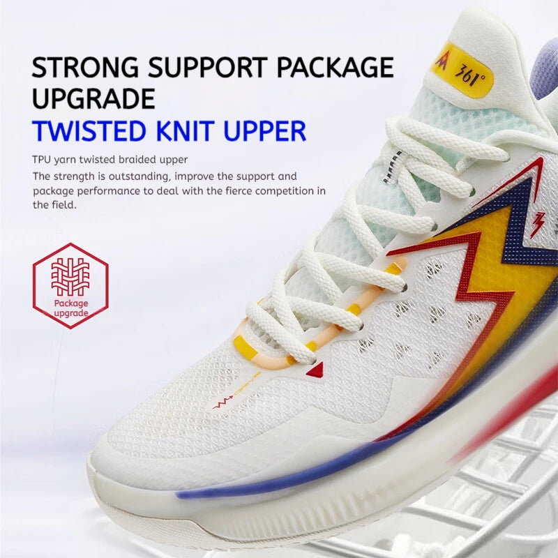 361 Degrees BIG3 5.0 Quick Men Basketball Shoes Cushion Bounce Wearable Breathable Stable Support Comfort Male Sneaker 672431118
