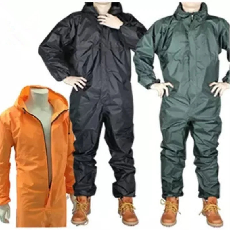 One-Piece Motorcycle Rainsuit – Waterproof Protective Gear