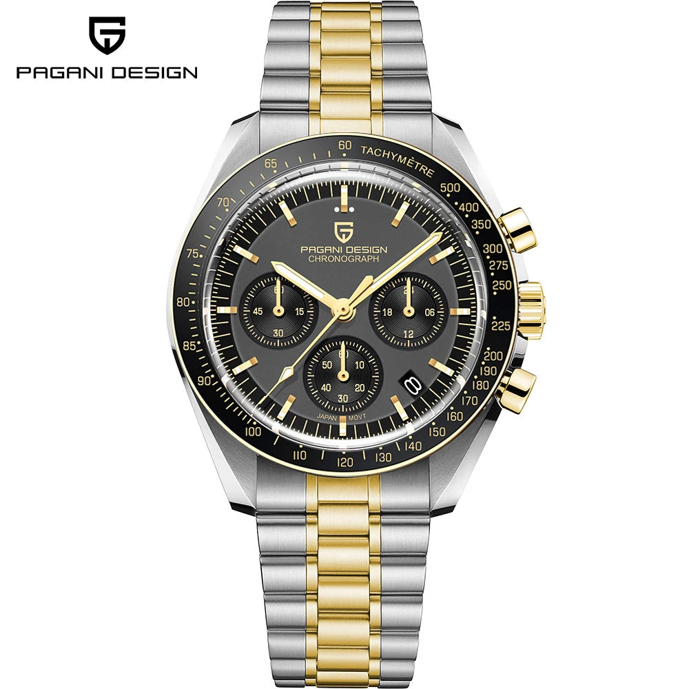 PAGANI DESIGN 2026 New Tribute to CK2998 Moon Watch Men Luxury Quartz Watches For Men AR Sapphire Crystal Sport Chronograph Man